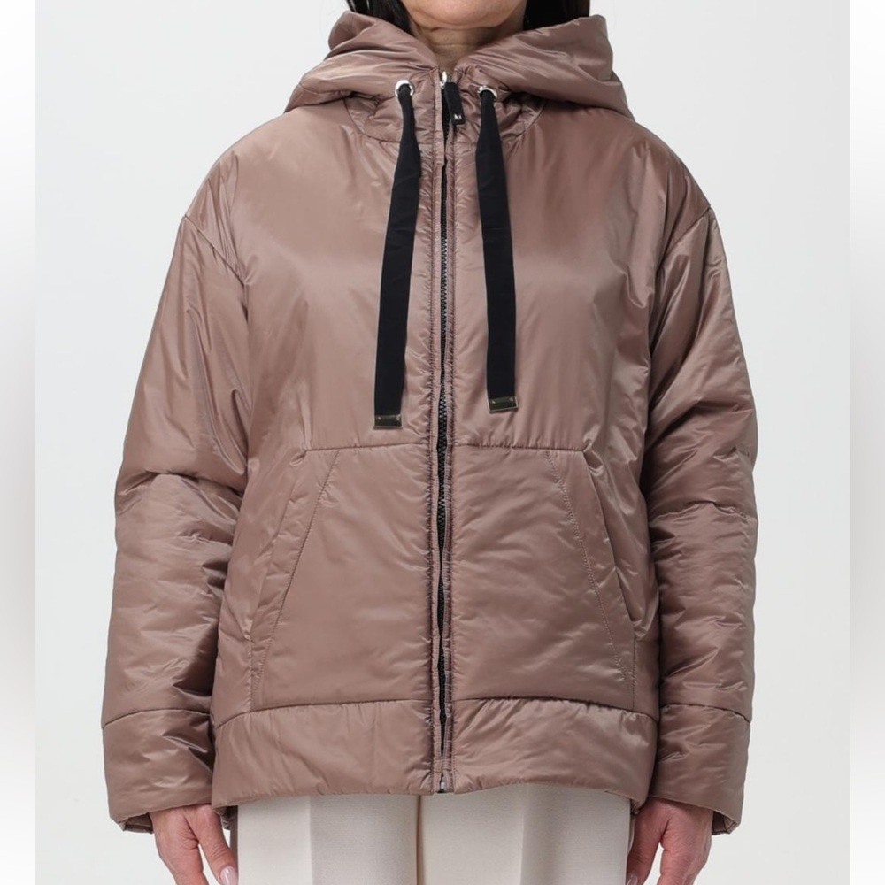NWT MAX MARA The Cube Dali Parka Jacket Coat in Mauve